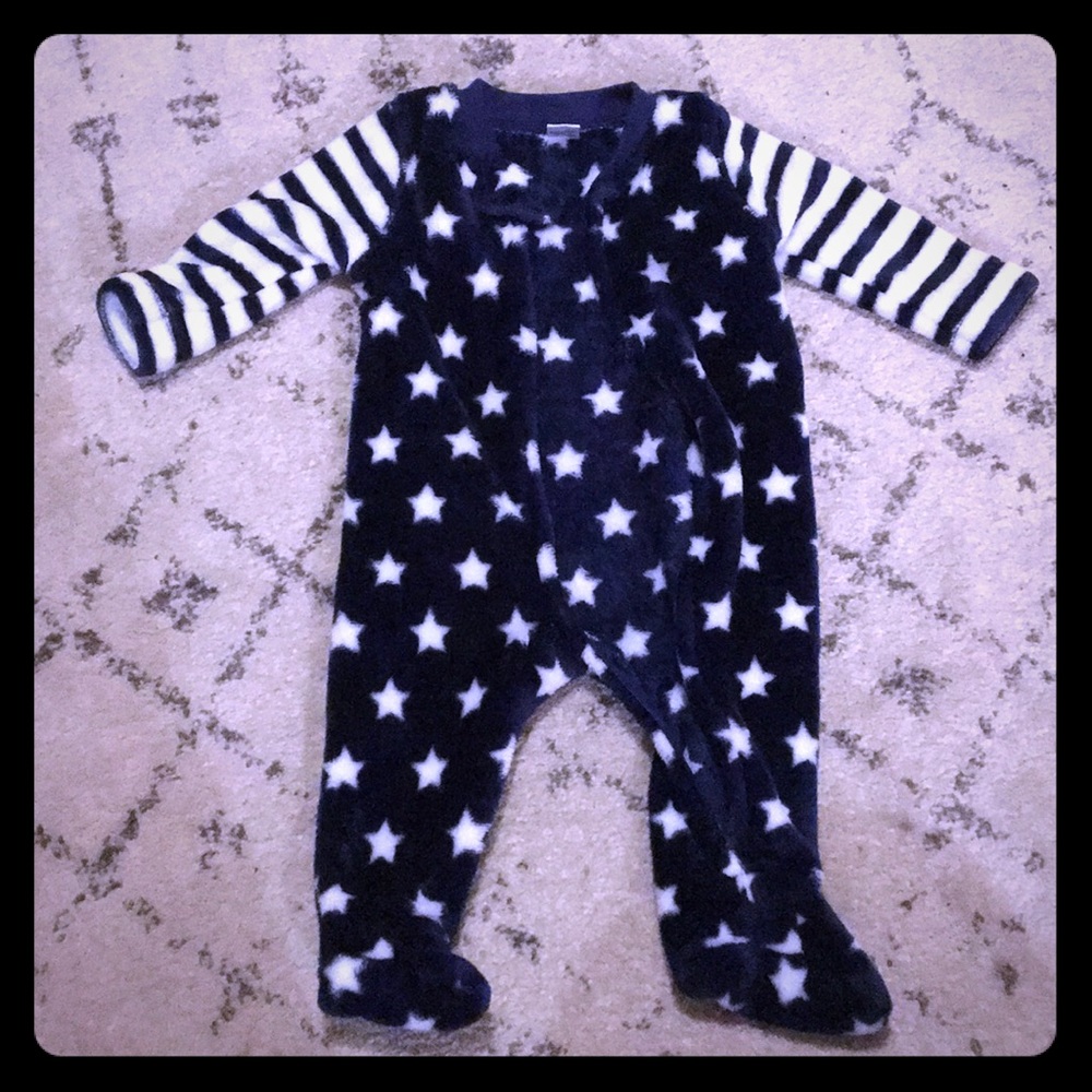 Fuzzy Onesie Stars & Stripes